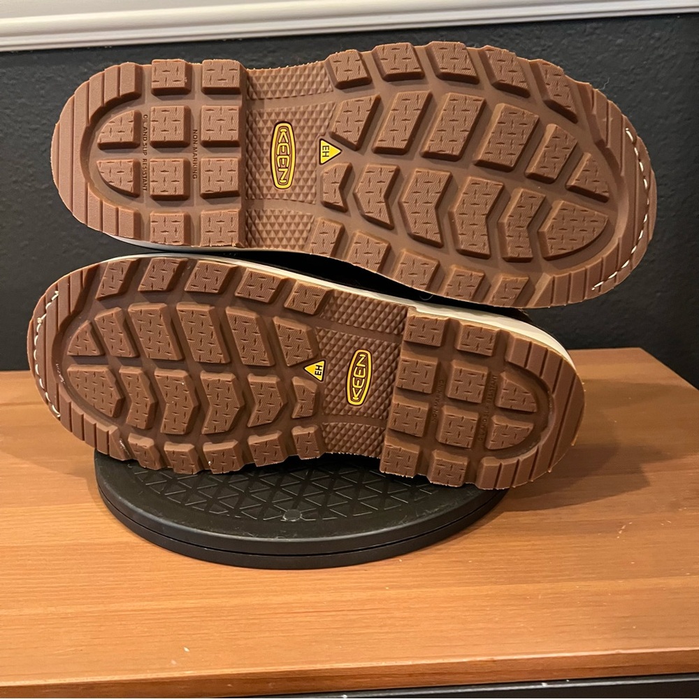 Keen Cincinnati Men’s Brown 90 Degree Waterproof 6” Carbon Fiber Toe Boots 7 EE - Picture 6 of 10